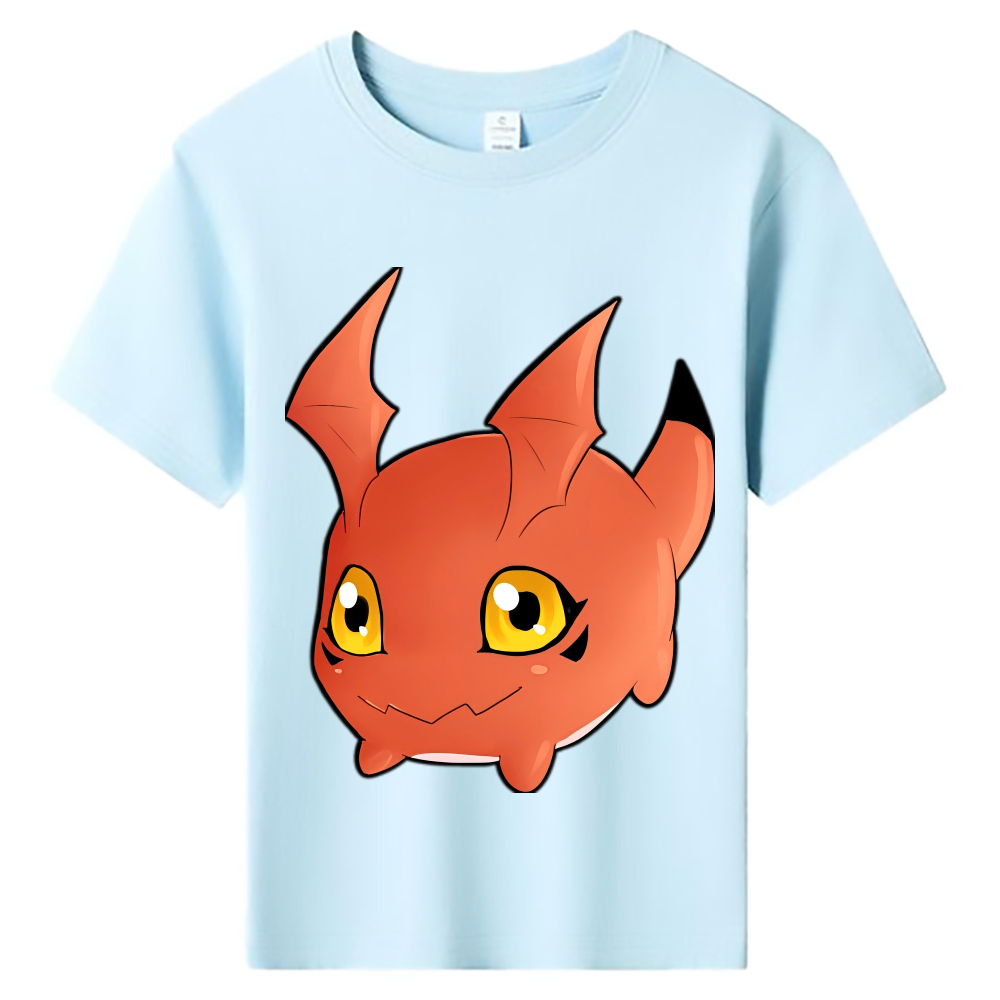 （画像用） Digimon デジタルモンスター/デジモン 綿100％キッズTシャツ（フロントプリント）